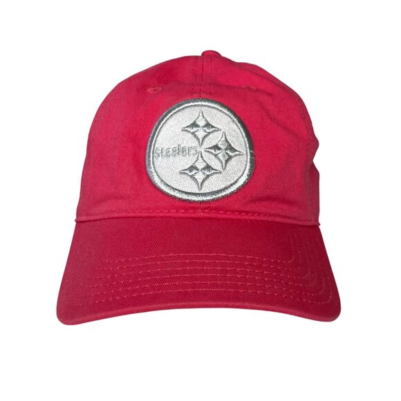 NFL Steelers Hat Womens Pink Strap Back OS Adjustable Logo Fanwear - Picture 1 of 7